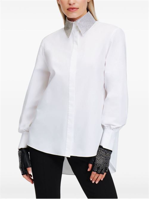 Camicia donna con strass Karl Lagerfeld | 245W1601100